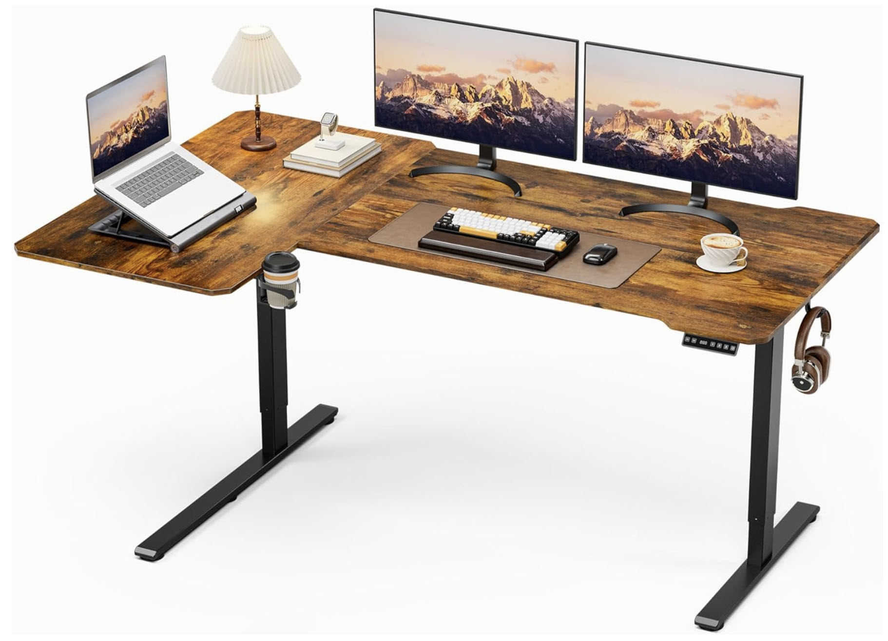 Acrolix Reversible L-Shaped Desk