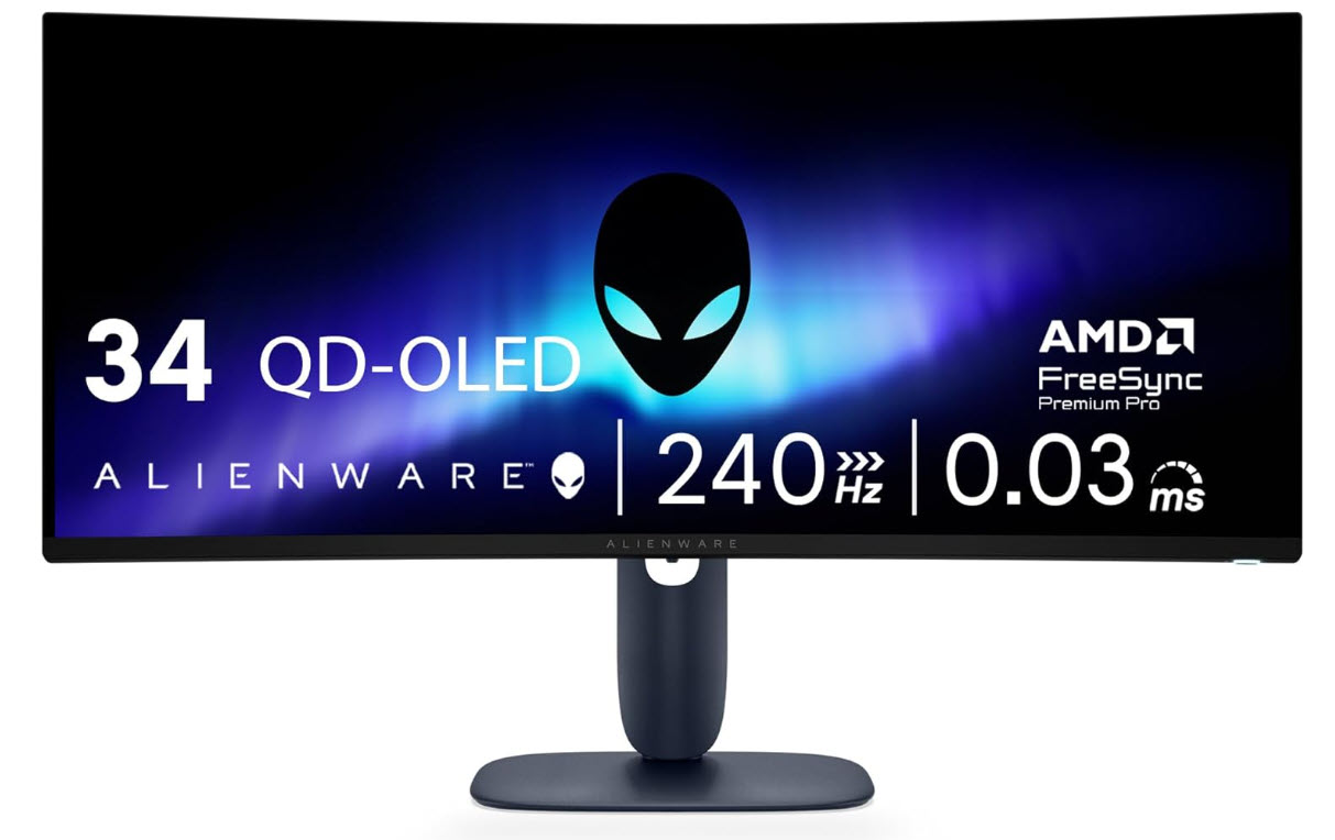 Alienware AW3425DW 34-inch QD-OLED